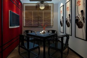 中式风格茶楼茶室装修设计效果图